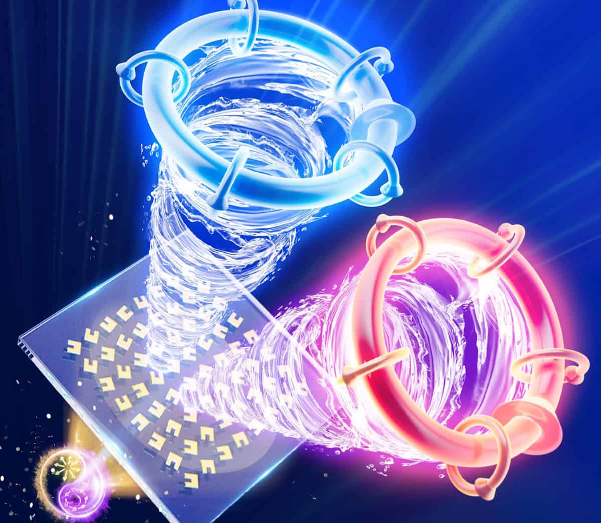 Switchable free-space skyrmions