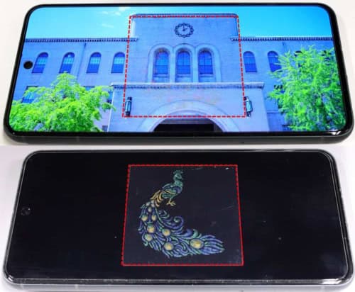 Images printed with structural colour ink