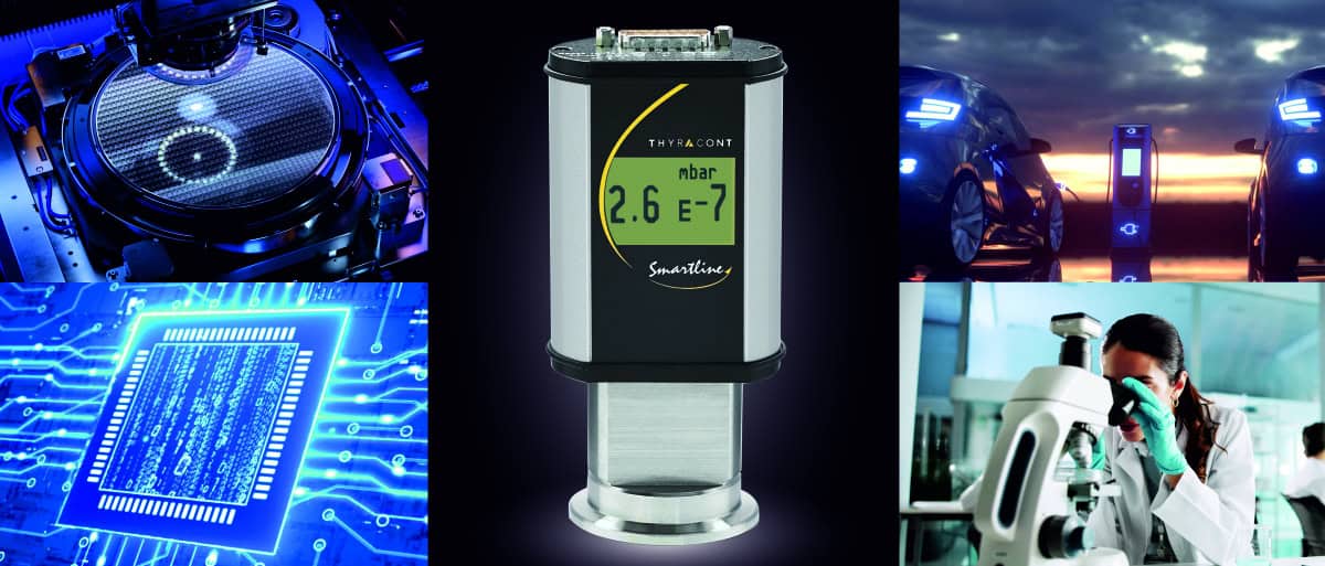 High-precision vacuum measurement instruments used in industrial and laboratory applications. (Courtesy: Thyracont Vacuum Instruments GmbH. Composite image including proprietary product photography and licensed stock footage used under valid usage rights)