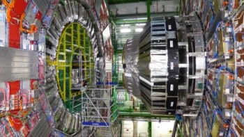 Photo of the CMS detector at CERN