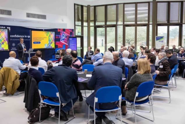 Delegates at a UK semiconductor workshop