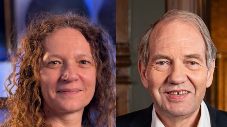 Photos of Amina Helmi and Per Barth Lilje