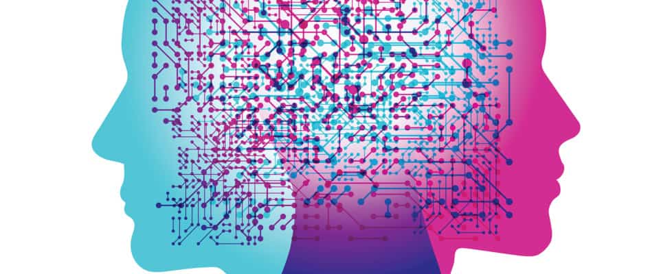 Illustration of neuromorphic computing