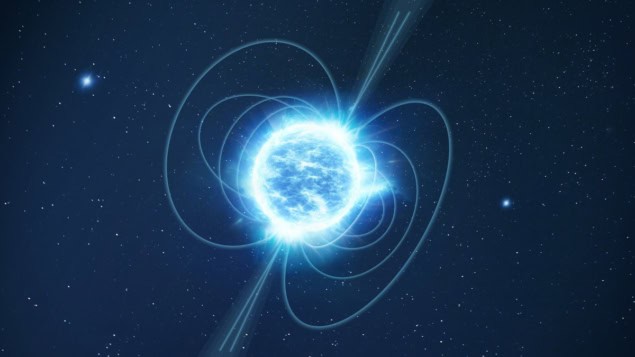 Artist’s impression of a magnetar.