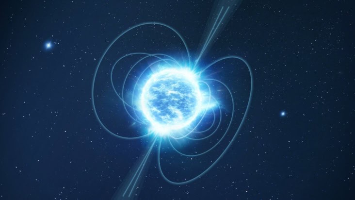 Artist’s impression of a magnetar.