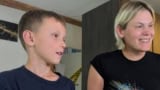 Photo of Katia Moskvitch and her son Kai