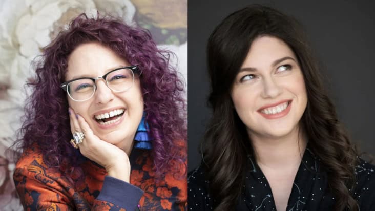 Photos of Alaina G Levine and Janelle Shane