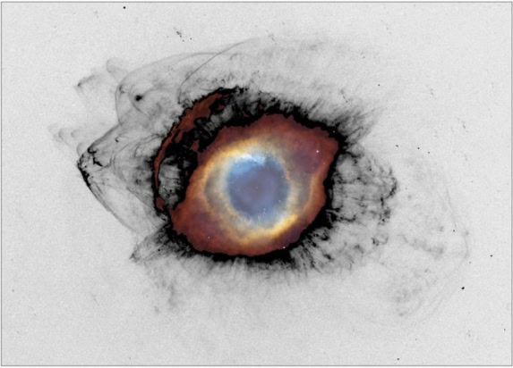 composite image of the Helix nebula