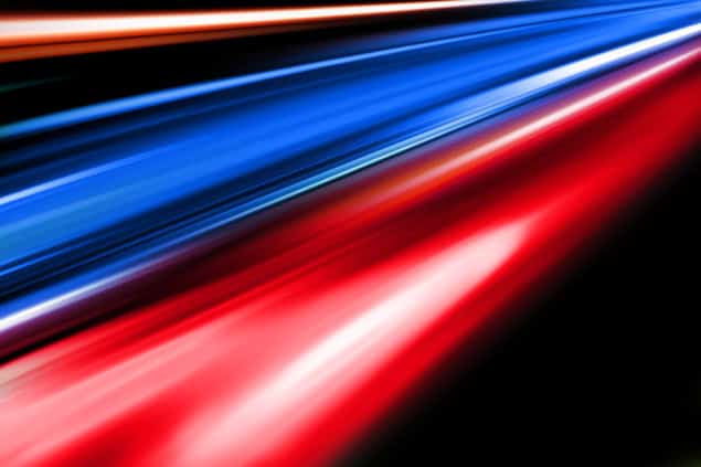 Red and blue light splitting