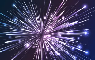 Burst of light