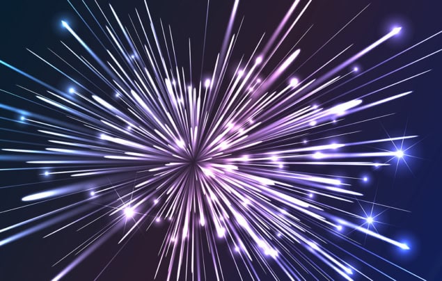 Burst of light