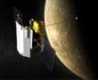 Artist's impression of MESSENGER orbiting Mercury