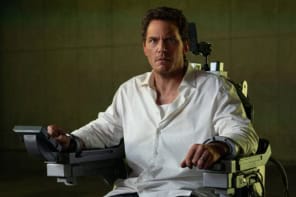 Chris Pratt in a still from the film Mercy