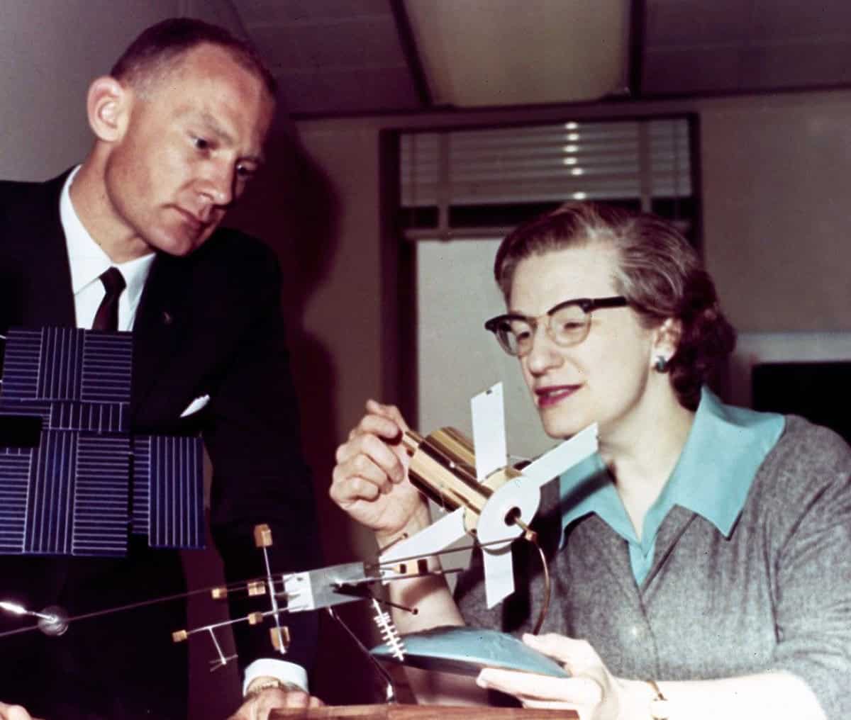 Nancy Grace Roman with Edwin "Buzz" Aldrin