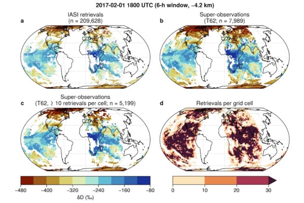 Generating super-observations from IASI satellite observations