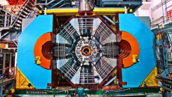 Photograph of the BESIII detector