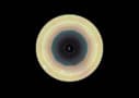 Image of a decagon atmospheric wave on Saturn