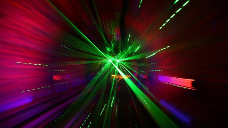 Illustration of laser lights