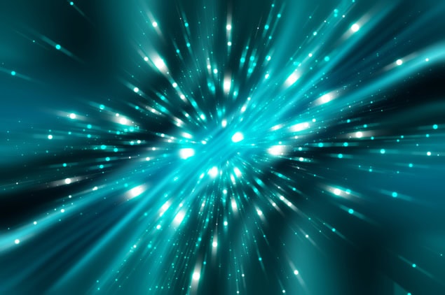 Abstract light burst