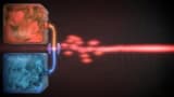 Artist's impression of the single-atom engine